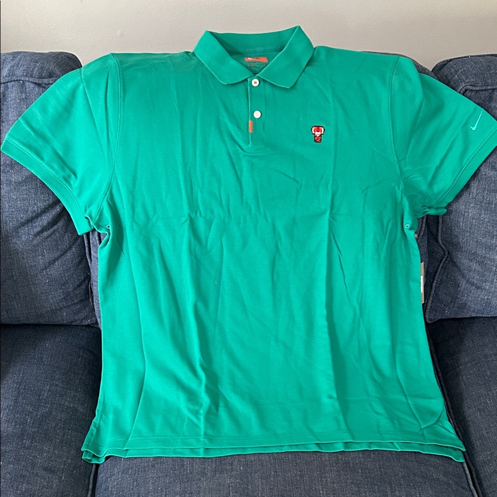Nike Polo Golf Tiger Woods ‘Frank’ 2020 Green Masters